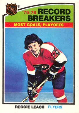 1976 Topps Reggie Leach #65 Hockey Card