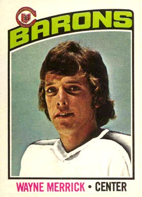 1976 Topps Wayne Merrick #18 Hockey Card