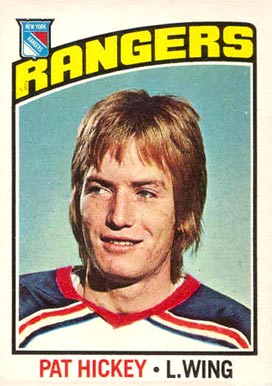 1976 Topps Pat Hickey #107 Hockey Card