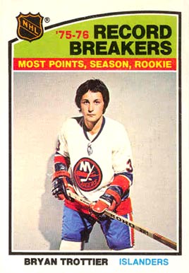 1976 Topps Bryan Trottier #67 Hockey Card