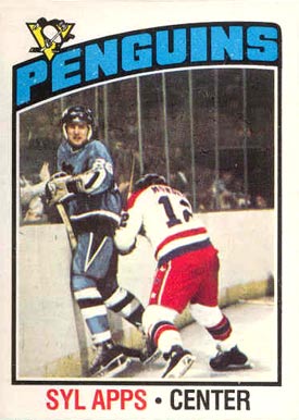 1976 Topps Syl Apps #50 Hockey Card