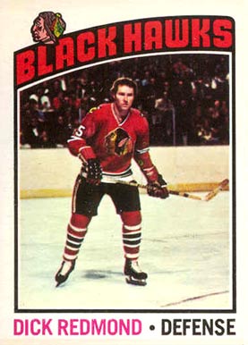 1976 Topps Dick Redmond #12 Hockey Card