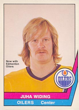 1977 O-Pee-Chee WHA Juha Widing #33 Hockey Card