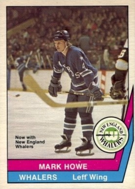 1977 O-Pee-Chee WHA Mark Howe #25 Hockey Card