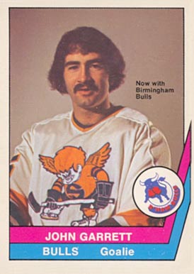 1977 O-Pee-Chee WHA John Garrett #23 Hockey Card