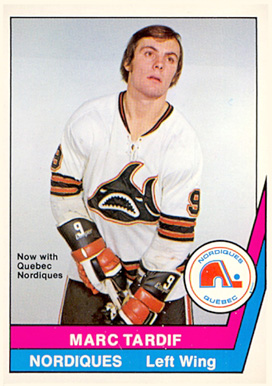 1977 O-Pee-Chee WHA Marc Tardif #20 Hockey Card