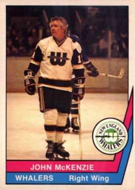 1977 O-Pee-Chee WHA John McKenzie #41 Hockey Card
