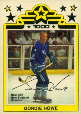 1977 O-Pee-Chee WHA Gordie Howe #1 Hockey Card