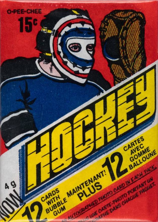 1977 O-Pee-Chee Wax Pack #WP Hockey Card