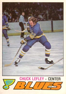 1977 O-Pee-Chee Chuck LeFley #340 Hockey Card