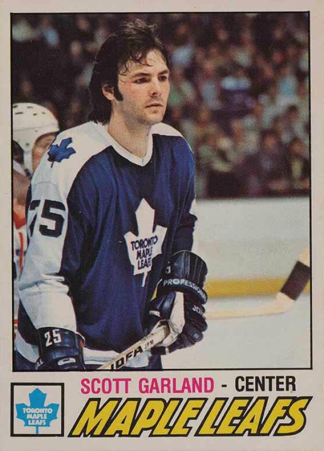 1977 O-Pee-Chee Scott Garland #302 Hockey Card