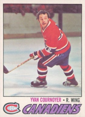 1977 O-Pee-Chee Yvan Cournoyer #230 Hockey Card
