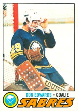1977 O-Pee-Chee Don Edwards #201 Hockey Card