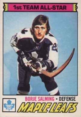 1977 O-Pee-Chee Borje Salming #140 Hockey Card