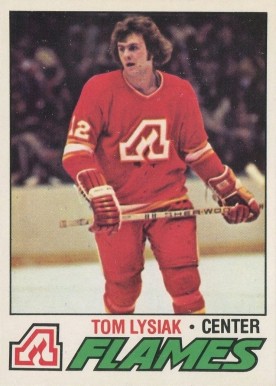 1977 O-Pee-Chee Tom Lysiak #127 Hockey Card