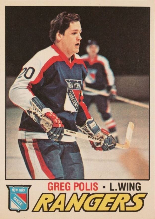 1977 O-Pee-Chee Greg Polis #112 Hockey Card