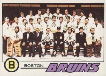 1977 O-Pee-Chee Bruins Team #72 Hockey Card