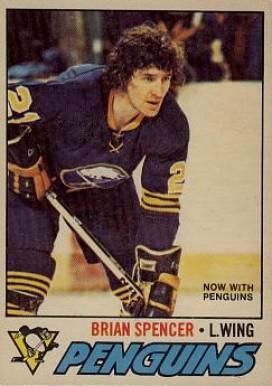 1977 O-Pee-Chee Brian Spencer #9 Hockey Card