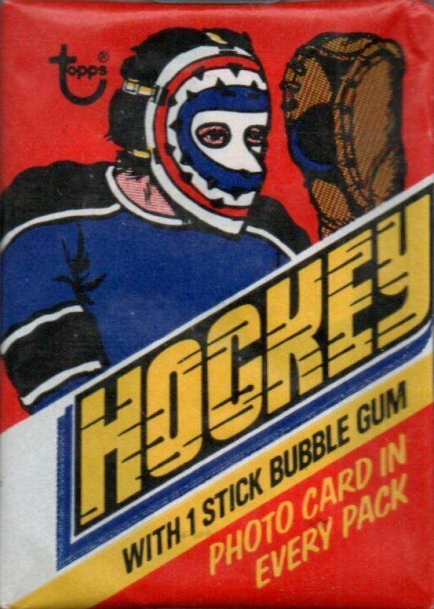1977 Topps Wax Pack #WP Hockey Card