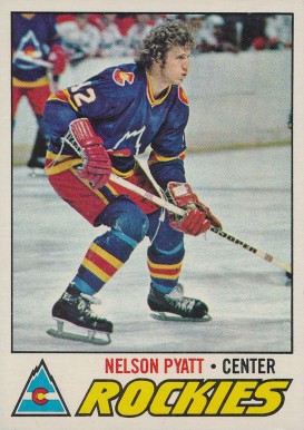 1977 Topps Nelson Pyatt #252 Hockey Card