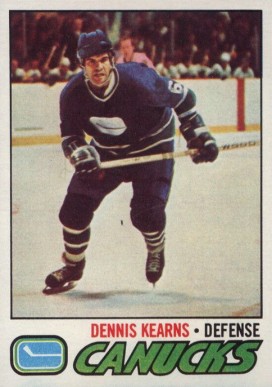 1977 Topps Dennis Kearns #175 Hockey Card