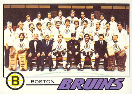 1977 Topps Boston Bruins #72 Hockey Card