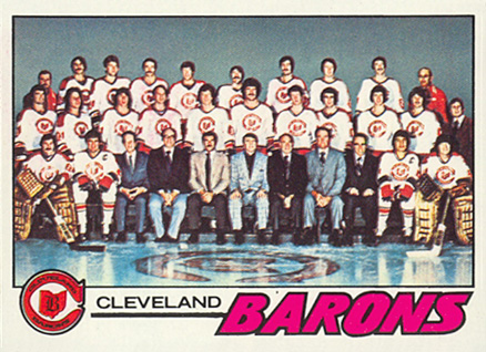 1977 Topps Cleveland Barons #75 Hockey Card