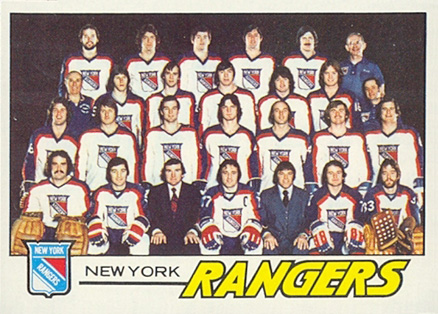 1977 Topps New York Rangers #82 Hockey Card