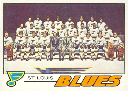 1974-75 St. Louis Blues Team Issued Media Official 10x8 Photo GARRY UNGER  RARE!