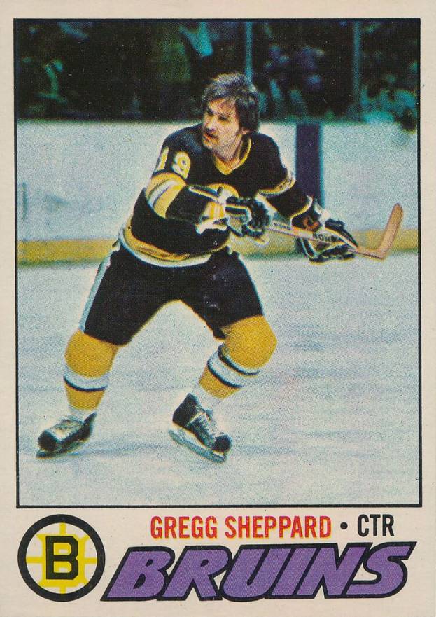 1977 Topps Gregg Sheppard #95 Hockey Card