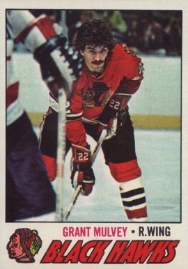 1977 Topps Grant Mulvey #101 Hockey Card