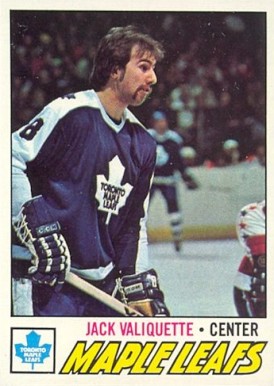 1977 Topps Jack Valiquette #64 Hockey Card