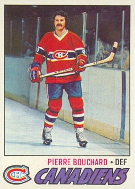 1977 Topps Pierre Bouchard #20 Hockey Card
