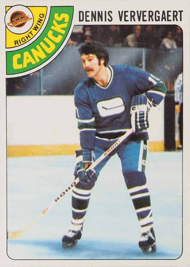1978 O-Pee-Chee Dennis Ververgaert #52 Hockey Card