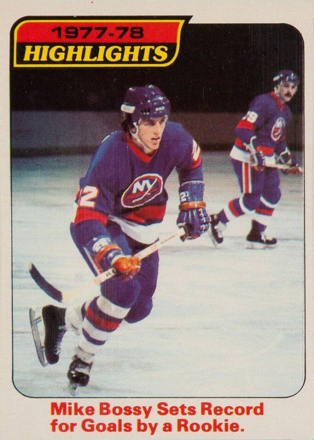 1978 O-Pee-Chee Mike Bossy #1 Hockey Card