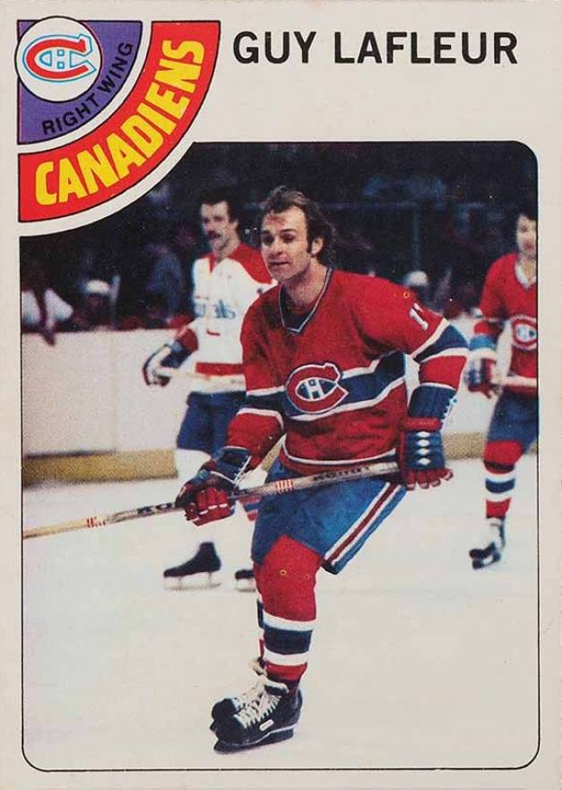 1978 O-Pee-Chee Guy LaFleur #90 Hockey Card