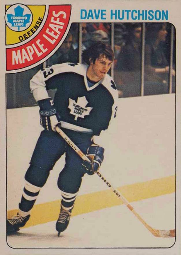 1978 O-Pee-Chee Dave Hutchinson #289 Hockey Card