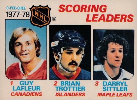 1978 O-Pee-Chee Lafleur/Trottier/Sittler #65 Hockey Card