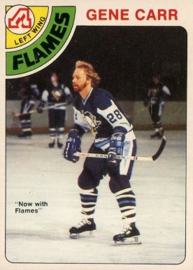 1978 O-Pee-Chee Gene Carr #14 Hockey Card