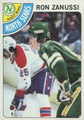 1978 Topps Ron Zanussi #252 Hockey Card