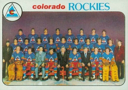 1978 Topps Colorado Rockies Team #196 Hockey Card