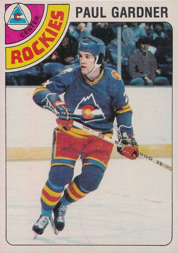 1978 Topps Paul Gardner #88 Hockey Card