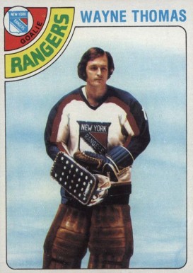 1978 Topps Wayne Thomas #166 Hockey Card