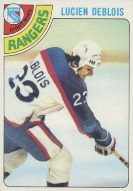 1978 Topps Lucien Deblois #136 Hockey Card