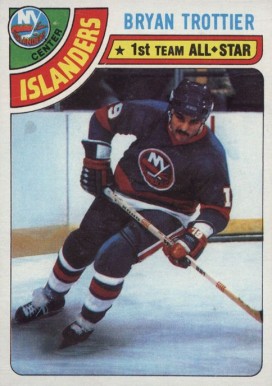1978 Topps Bryan Trottier #10 Hockey Card