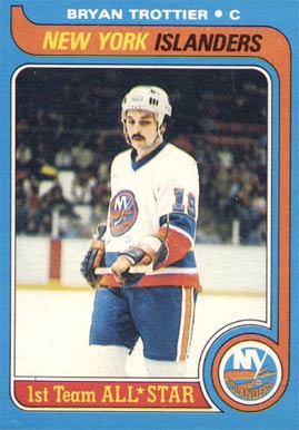 1979 O-Pee-Chee Bryan Trottier #100 Hockey Card