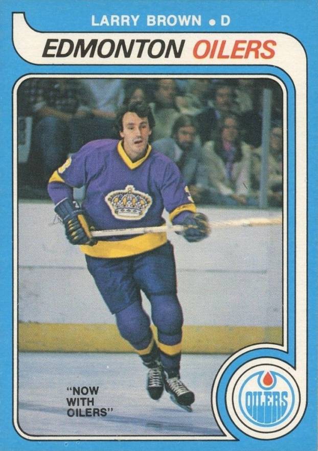 1979 O-Pee-Chee Larry Brown #323 Hockey Card