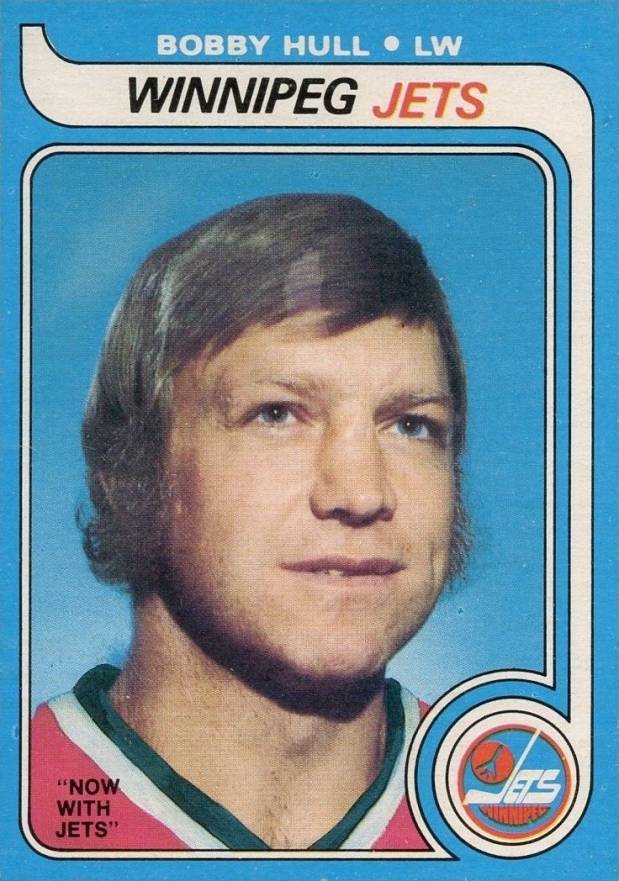 1979 O-Pee-Chee Bobby Hull #185 Hockey Card