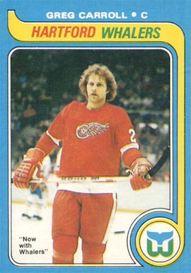 1979 O-Pee-Chee Greg Carroll #184 Hockey Card