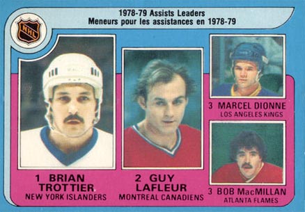 1979 O-Pee-Chee Assist Leaders #2 Hockey Card